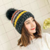 Шапка женская зимняя с помпоном